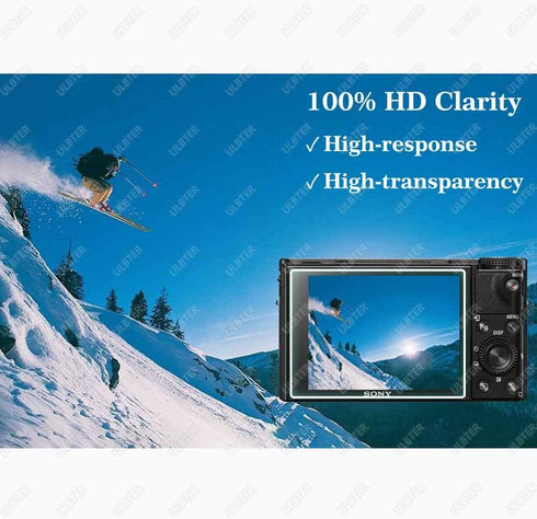 Screen Protector for Sony RX100 VI RX100 V RX100 IV RX100 III RX100 II RX100 I Digital Camera, ULBTER 0.3mm 9H Hardness