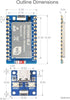 waveshare RP2040-BLE Mini Development Board, USB Port Adapter Based on Raspberry Pi RP2040 Chip