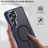 Samsung Galaxy S23 FE Case, Compatible with Magsafe, Dual Color Design Shockproof Protection with Anti-Slip Strip,