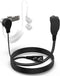 Walkie Talkie Earpiece with Mic, 2 Pin Air Acoustic Tube Surveillance Headset, Compatible with Baofeng, Kenwood, 1 Pack