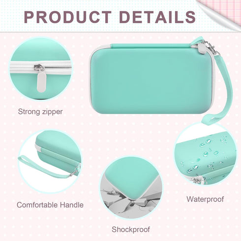 Case Compatible with DYLANTO for Instant Print Camera Accessories Organizer (Box Only) - Mint