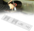 Hilitand Turntable Cartridge Alignment Protractor Tool, Acrylic LP Phono Ruler for Measuring & Balancing