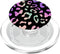 Rainbow Leopard Cheetah Black PopSockets PopGrip for MagSafe