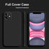 TENOC Phone Case for iPhone 11, Black Anti-Fingerprint Protective Bumper Matte Cover for 6.1 Inch