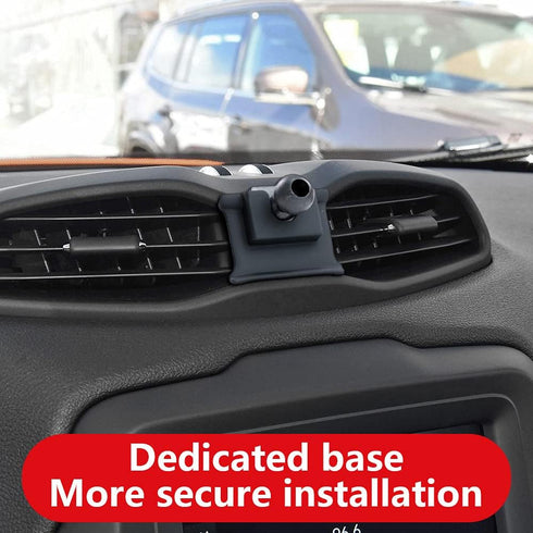 Car Phone Holder for 2015-2024 Jeep Renegade SUV, Navigation Bracket, Mobile Cell Phone Mount Interior Decoration