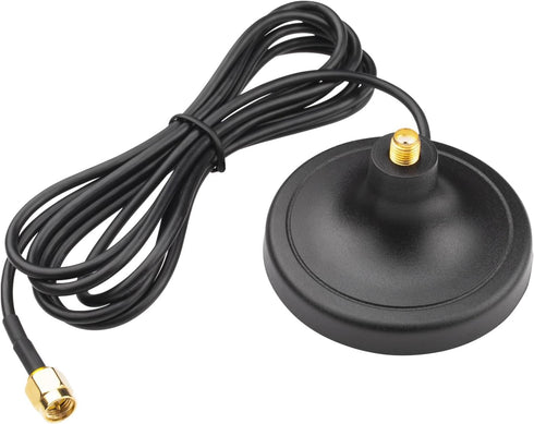 Boobrie DC 0-3000MHz SMA Female Magnetic Antenna Base with 5.2ft SMA Male Connector