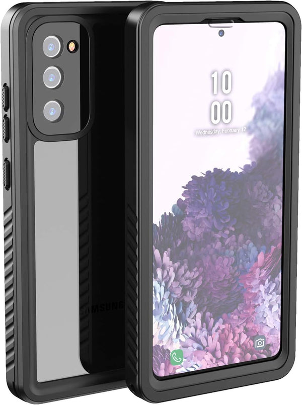 Waterproof Case for Galaxy S20 FE 5G, Shockproof, Dirtproof, Snowproof Rugged Cover for Snorkeling, Black