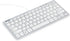 iKKEGOL USB Slim Mini Wired 78 Key Small Super Thin Compact Keyboard for Desktop Laptop PC Win 7 Mac (White)