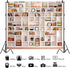 Leowefowa 10x8ft White Bookshelf Photography Backdrop Morden Library Bookcase Background Home Office Room Books Study