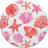 Coastal Granddaughter Sea Shells Coral Preppy Beach Summer PopSockets Standard PopGrip
