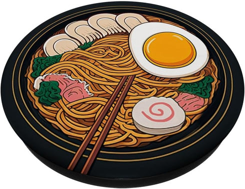 Ramen Japanese Food Anime Style Noodles Asia PopSockets Standard PopGrip