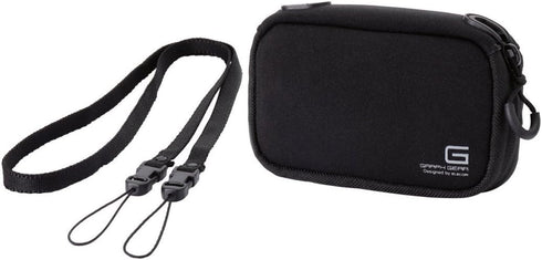 ELECOM DGB-062BUD Blue Neoprene Digital Camera Case, M Size