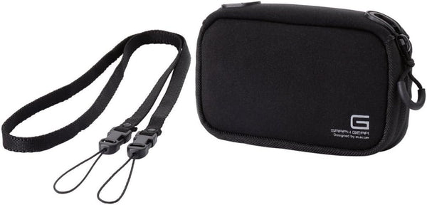 ELECOM DGB-062BUD Blue Neoprene Digital Camera Case, M Size