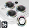 Camera Lens Protector for iPhone 13 Pro & Pro Max - Tempered Glass with Aluminum Alloy Ring