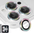 Camera Lens Protector for iPhone 13 Pro & Pro Max - Tempered Glass with Aluminum Alloy Ring