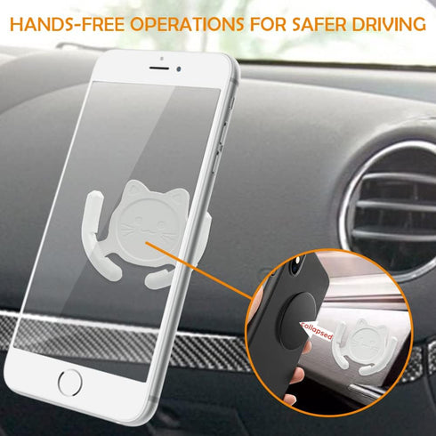 Multi-Surface Holder Car Mount 3 Pack, Compatible with PopSocket Grip Holder, Strong Adhesive Sticky Pad for Home Office