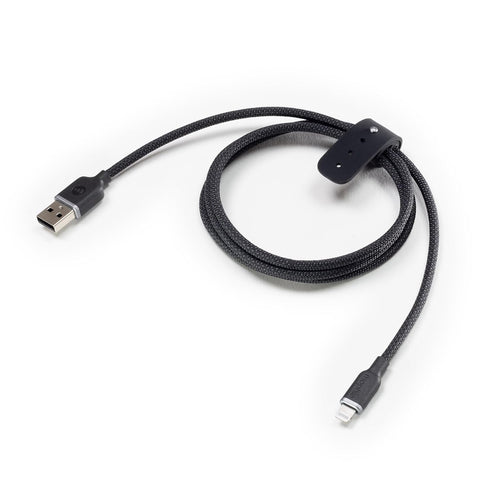 mophie Charge Stream USB-A to Lightning 1m/3ft Cable, Long-Lasting Braided Cord with Fast Charge Compatibility