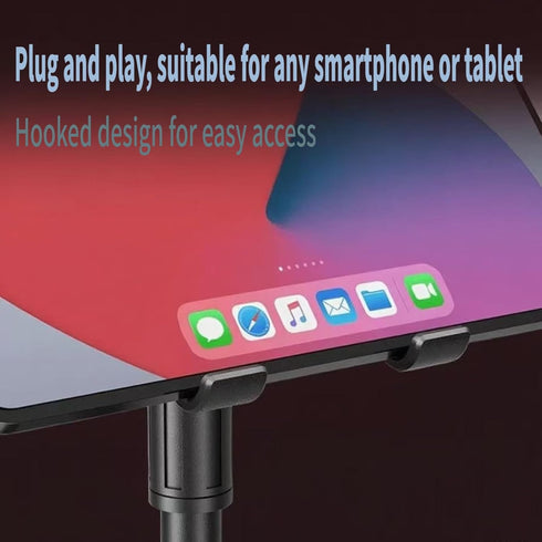 ZYEUNAGNB 360 New model Adjustable Phone Stand Holder for Desk, Rotatable Ergonomic Stand with Heavy Metal Base