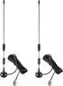 AEDIKO 2pcs 20-1300MHz Police Scanner Antenna - Radio Scanner Antenna for Police Radio Scanner