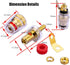 4mm Banana Plug Socket Connector Binding Post for Amplifier Speaker Terminal in-Wall Plate (8-Pack)