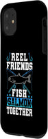 Salmon Fish Fisherman Design Idea Fishing 11 iPhone Reel Friends Fish Salmon Together Salmon Fishing Fisherman Case