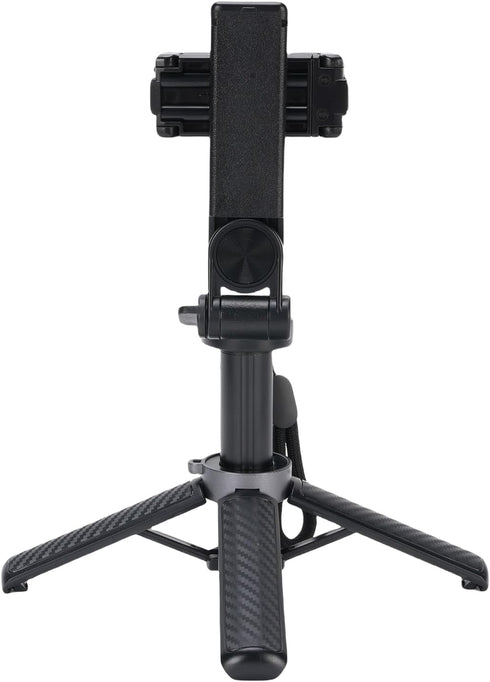Hosioe Foldable Selfie Stick Tripod with Smart Push Operation, Adjustable Height Selfie Stand for Phones, Polyamide