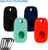 Protection Case for Tile Pro 2022 Tracker,4Pack Silicone Soft Cover Bluetooth Tracker with Keychain,Keys Finder & Item Locator Scratch Resistant Sleeve Skin Keys,Bags (black+red)