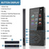 Aiandcc 64GB MP3 5.3, 2.4" MP3 128GB, Player with Bluetooth Music Player with HiFi Sound for Sports Runners, Screen