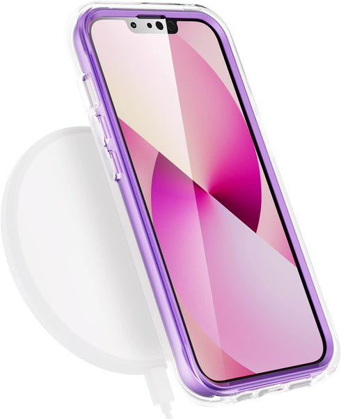 Asuwish iPhone 13 Case - 6.1" Hybrid Luxury Marble, Shockproof, Slim, Full Body with Screen Protector for Women & Girls.
