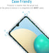 HPTech (2 Pack) Tempered Glass Screen Protector for Samsung Galaxy A02s / Galaxy A02 - Touch Sensitive, Easy Install