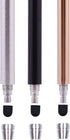 The Friendly Swede High Precision Stylus Pens - 3pcs 5.5" Stylus Pen for iPad with Replaceable Tips, Gold/Silver/Black
