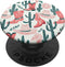 Vintage Cowboy Hat Boot & Cactus Pattern Cowgirl Western Pink PopSockets Standard PopGrip