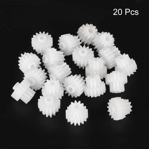 20 16 16102B 0.5) MECCANIXITY Pcs Plastic Gears Teeth Plastic Motor Gear Model Reduction Gear for RC Car Model DIY