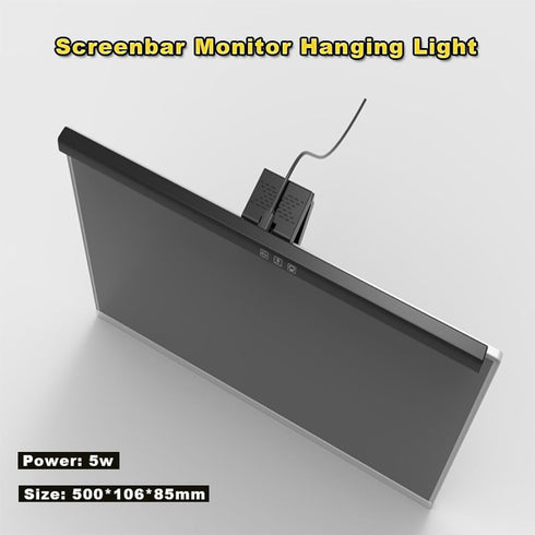 BLYGACN Dimming Computer Monitor Lamp, Screen Monitor Light Bar for Eye Caring, Screen Monitor Light Bar with Backlight