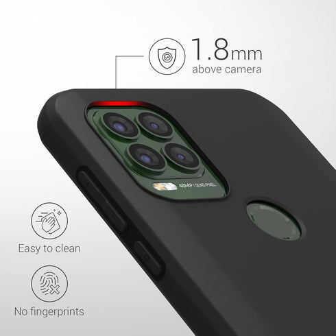 kwmobile Case Compatible with Motorola Moto G Stylus 5G, Soft Slim Protective TPU Silicone Cover (Black Matte)
