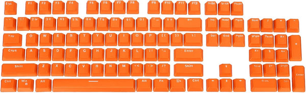 PATIKIL Universal Mechanical Keyboard Keycaps, Translucent ABS Replacement Accessories for 68/84/87/104 Keys, Orange