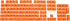 PATIKIL Universal Mechanical Keyboard Keycaps, Translucent ABS Replacement Accessories for 68/84/87/104 Keys, Orange