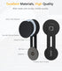 Dual Screen Magnetic Phone Holder for Laptop - Adjustable Slim Mount for Monitor's Top and Side
