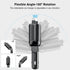 Retractable Car Charger 4 in 1 Fast Charging Adapter, 62W Type-C/Lightning Cables for iPhone 16/15/14/13/12 Pro Max