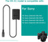 USB Cable AC-LS5 Drop Voltage Cable 5V-4.2V Camera Adapter + DK-X1 DC Coupler NP-BX1, NPBX1 Dummy Battery for Sony