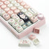 Sunzit PBT Keycaps - MOA Keycaps, 132 Keys Dye-Sublimation Custom Keycap Set for Cherry MX Mechanical Keyboards