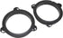 RED WOLF Car Door Speaker Adapter Spacer Ring, Compatible with Nissan Frontier, KIA K2, 6.5"