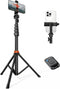 Vimose 66" Phone Tripod, Tripod for iPhone with Remote & Phone Stand, Extendable