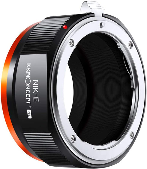 K&F Concept Lens Mount Adapter for Nikon AI Nikkor F Mount Lens to Sony Alpha E NEX Mount Mirrorless Camera