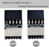 COMeap USB 2.0 to USB 3.2 Gen 1 Header Extension Adapter for Mainboard with Type E Key-A Female Front Panel Socket to 9 Pin Header Internal Conversion Adapter