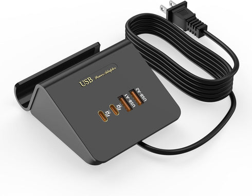 WUKUR USB C Charger Block 25W, Multiple USB Charging Station for iPhone 15/14/13/12, iPad, Samsung Galaxy, Google