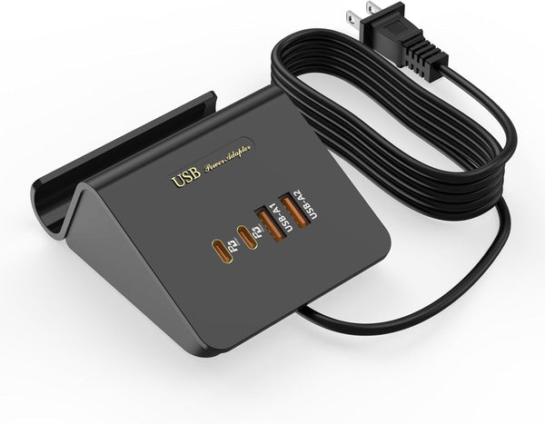 WUKUR USB C Charger Block 25W, Multiple USB Charging Station for iPhone 15/14/13/12, iPad, Samsung Galaxy, Google