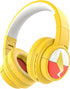 Kids Bluetooth Headphones, Wireless Headphones with Microphone, 74/85/94dB Volume Limited, 80H Playtime, Foldable Over