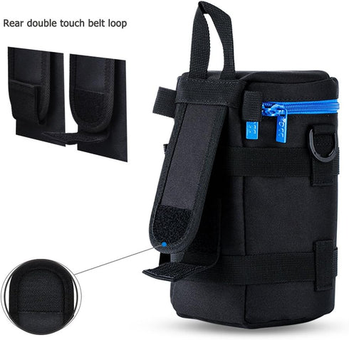 70-200mm f4L 28-300mm f3.5-5.6 70-200mm f4G 80-200mm f2.8D 4.3" 7.4"(D JJC Deluxe Lens Case Pouch Bag for Canon EF IS