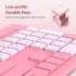 COLIKES Wired Keyboard, Ultra-Thin USB Wired Computer Keyboard, Low-Profile Keys, Spill-Resistant, Multimedia Keys